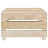 vidaXL 2 Piece Garden Pallet Lounge Set Wood