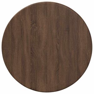 vidaXL Table Top &Oslash; 30 x 1.5 cm Round Engineered Wood Brown Oak