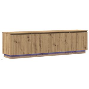 vidaXL TV Cabinet Artisan Oak 180 x 38 x 49 cm Engineered Wood