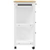 vidaXL Kitchen Trolley MONZA 84x40x88.5 cm Solid Wood Pine