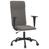 vidaXL Office Chair Height Adjustable Dark Grey Fabric