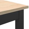 vidaXL Bar Table Natural 150 x 80 x 105 cm Solid Pine Wood