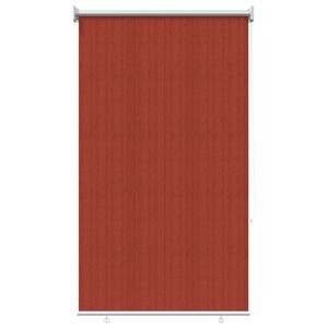 vidaXL Outdoor Roller Blind 90% UV Block Terracota 100 x 140 cm HDPE