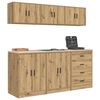 vidaXL Garage Cabinets 6 pcs Artisan Oak Engineered Wood