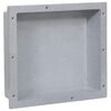 vidaXL Shower Niche Matt Grey 41x36x10 cm