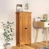 vidaXL Storage Cabinet 50x22x110 cm Solid Oak Wood