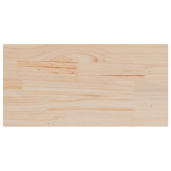 vidaXL Table Tops 2 pcs 90x45x2.5 cm Rectangular Solid Wood Pine