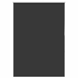 vidaXL Roller Blind Blackout Black 115x150 cm Fabric Width 110.7 cm Polyester