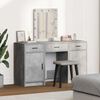 vidaXL Dressing Table with Door Grey 50 x 41 x 135 cm Engineered Wood