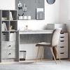 vidaXL Desk Concrete grey 100 x 40 x 76 cm Engineered wood