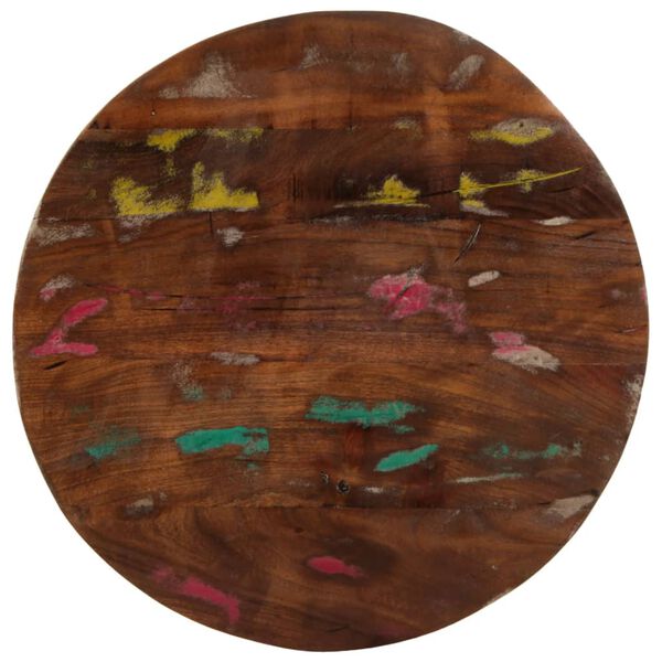vidaXL Table Top &Oslash; 50x1.5 cm Round Solid Wood Reclaimed