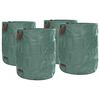 vidaXL Garden Waste Bags 4 pcs Green 79 x 79 x 99.5 cm Polypropylene