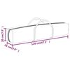 vidaXL Folding Party Tent with Sidewalls White 3x3 m