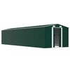 vidaXL Garden Shed Green 257x990x181 cm Galvanised steel