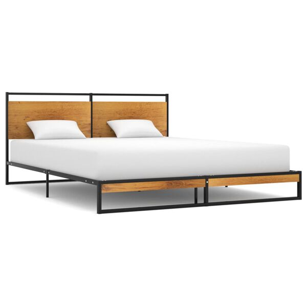 vidaXL Bed Frame without Mattress Metal 140x200 cm