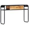 vidaXL Console Table | Brown | Solid Mango Wood | 118 cm console table