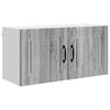 vidaXL Wall Cabinet PORTO Grey Sonoma 80 x 31 x 40 cm Engineered Wood