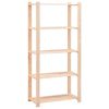 vidaXL 5-Tier Storage Racks 3 pcs 80x38x170 cm Solid Pinewood 250 kg