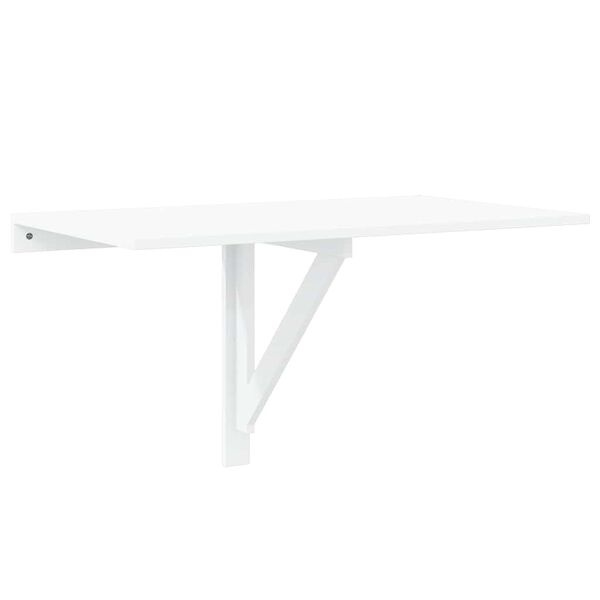 vidaXL Folding Wall Table White 100x60 cm