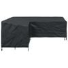 vidaXL Furniture Cover Black 235 x 235 x 85 cm 600D Oxford Fbric