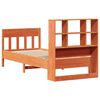 vidaXL Bed Frame without Mattress Wax Brown 90x200 cm Solid Wood Pine