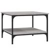 vidaXL Coffee Table Grey Sonoma 55x55x40 cm Engineered Wood