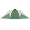 vidaXL Family Tent Dome 6-Person Green Waterproof