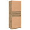 vidaXL Wardrobe Artisian Oak 80x50x200 cm Engineered Wood