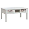 vidaXL Coffee Table White 99.5x60x48 cm Wood