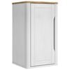 vidaXL Bathroom Furniture Set FLORO 3 pcs White Solid Pine Wood