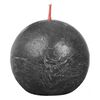 Bolsius Rustic Ball Candles Shine 6 pcs 76x71 mm Stormy Grey