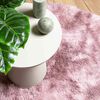 vidaXL Shaggy Rug High Pile NAVARRA Dusty Pink 240x240 cm Polyester