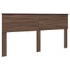 vidaXL Bed Frame with Drawer Brown Oak 200 x 200 cm Engineer Wood