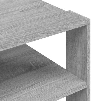 vidaXL Coffee Table Grey Sonoma 59.5x59.5x40 cm Engineered Wood