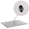 vidaXL Rain Shower Head Stainless Steel 304 40x30 cm Rectangular