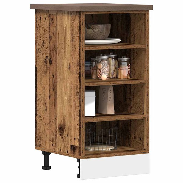 vidaXL Bottom Cabinet Riga Old Wood 40x44.5x81.5 cm Engineered Wood