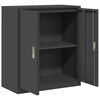 vidaXL Storage Cabinet Black 80 x 40 x 90 cm Steel