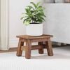vidaXL Stool Natural 30 x 20 x 20 cm Mahogany Wood
