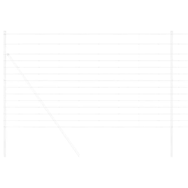 vidaXL Field Fence Silver 50 x 1.4 m Galvanised steel