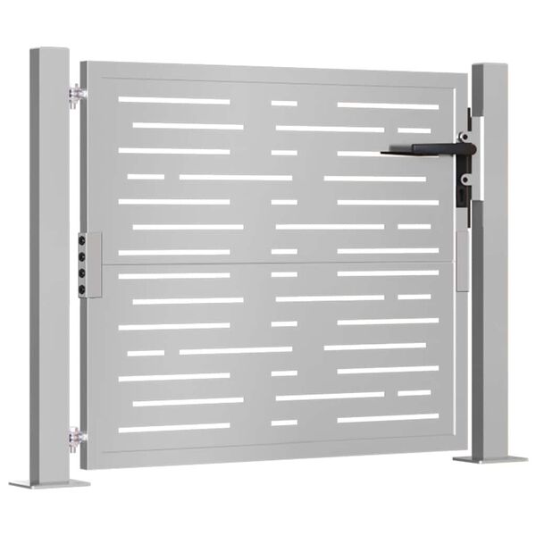 vidaXL Garden Gate 100x100 cm Corten Steel Square Design