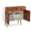 vidaXL Sideboard Solid Acacia Wood 90x33.5x83 cm