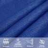 vidaXL Sunshade Sail 160 g/m&sup2; Rectangular Blue 5x8 m HDPE