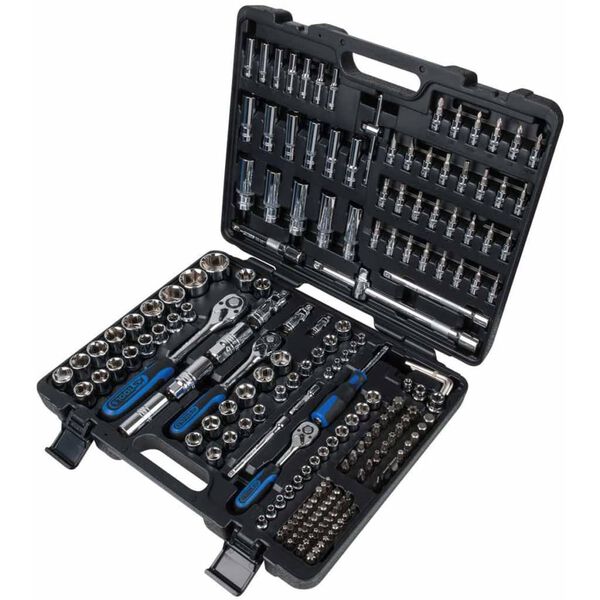 KS Tools CHROMEplus 195 Piece Ratchet Spanner. Socket&Bit Set 918.0795