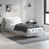 vidaXL Bed Frame without Mattress Concrete Grey 75x190 cm Small Single