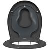vidaXL Quick Release Toilet suitable for Seat Anthracite