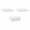 vidaXL Winter Duvet with Pillow 3 pcs White Microfiber