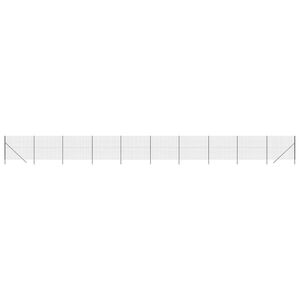 vidaXL Wire Mesh Fence Anthracite 2x25 m Galvanised Steel