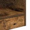 vidaXL End Table Smoked Oak 30.5 x 30 x 45 cm Engineered Wood