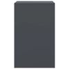 vidaXL Bedside Cabinets 2pcs Anthracite 34.5x39x62 cm Steel