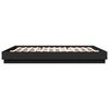 vidaXL Bed Frame with LED without Mattress Black 200x200 cm